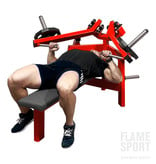 FLAME SPORT Flat Chest Press Machine (1AXX), Plate Loaded