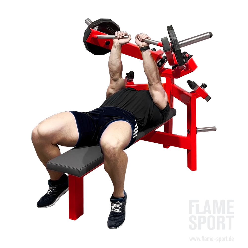 FLAME SPORT Flat Chest Press Machine (1AXX), Plate Loaded