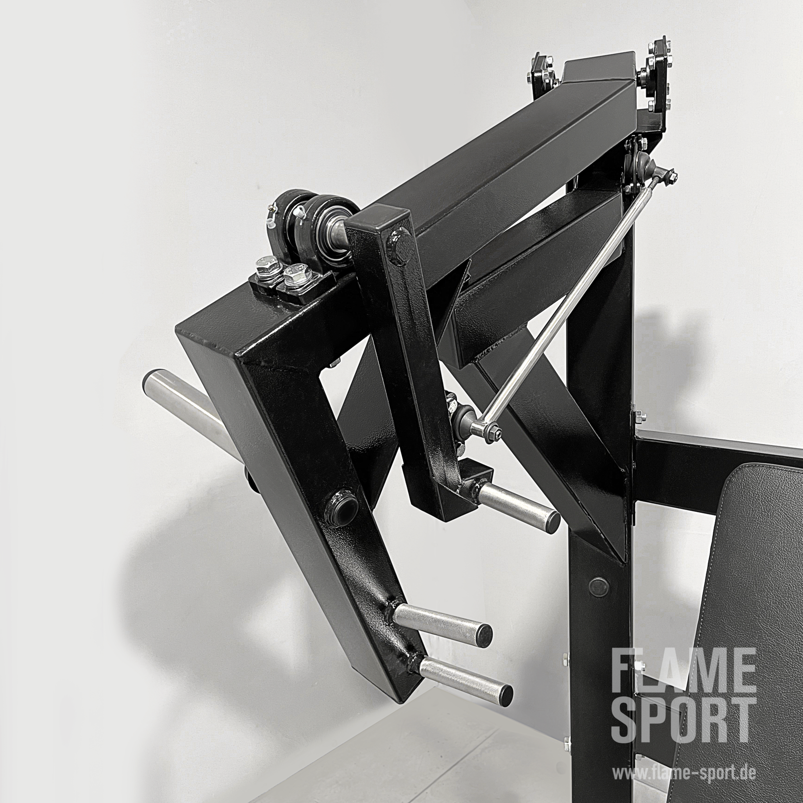 2-in-1: Sitting Chest & Shoulder Press Machine (6AXX2P) with Adjustable Footrest