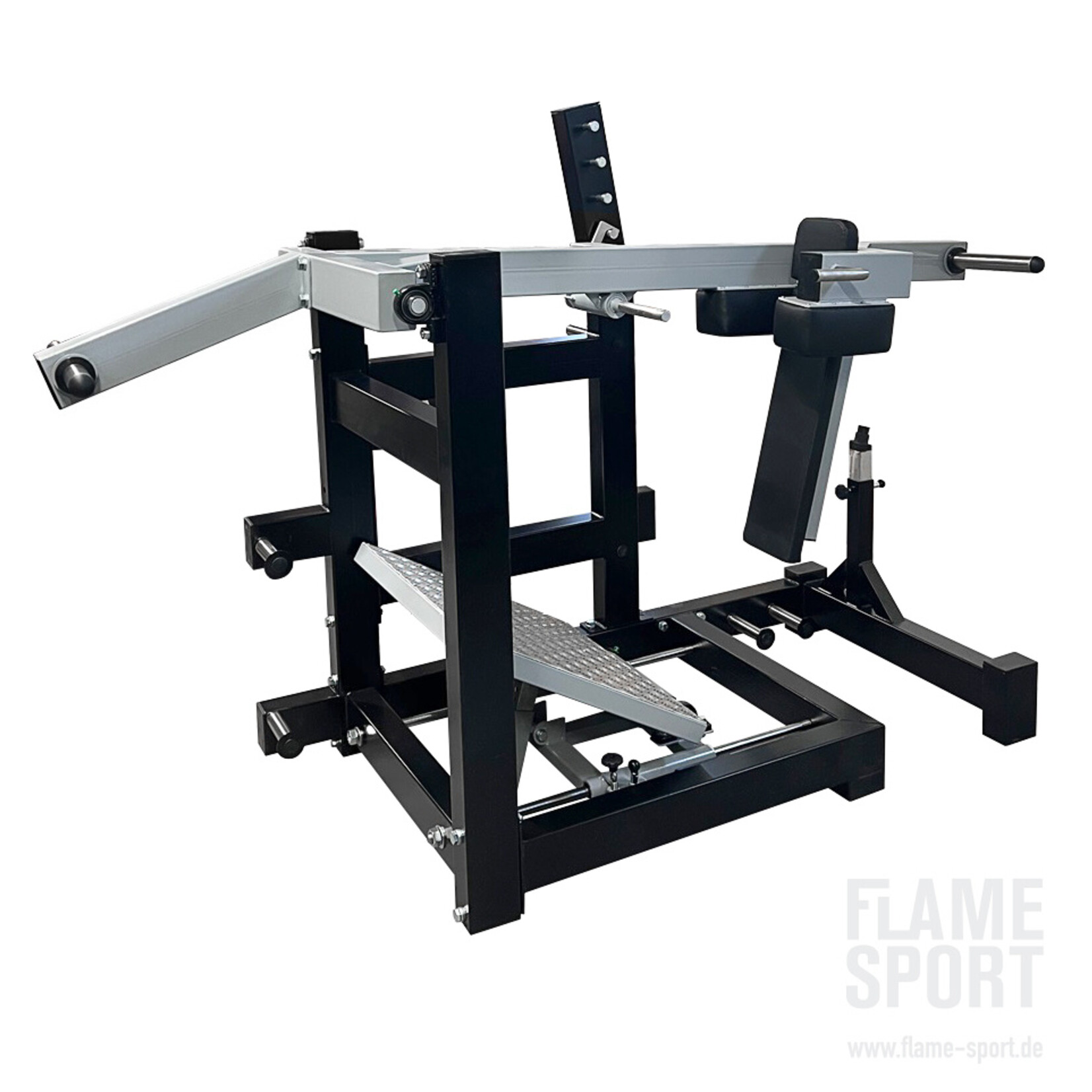 Pendulum squat (3RX-2)  with adjustable platform and Power Bands attachment