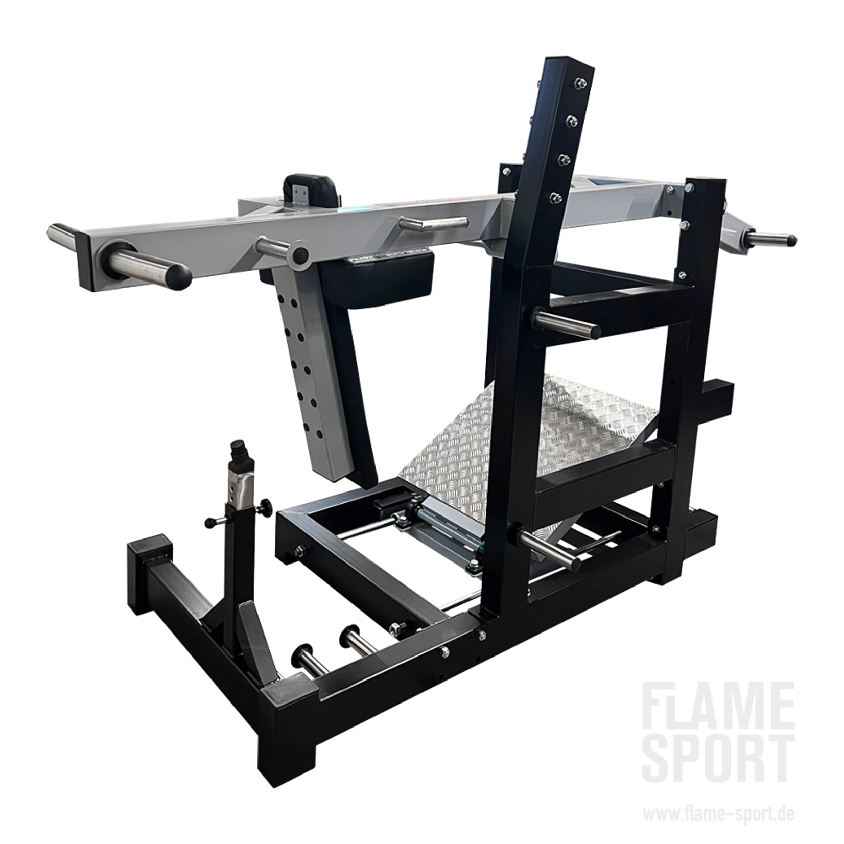 Pendulum squat (3RX-2)  with adjustable platform and Power Bands attachment