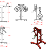 Seitheben Schulter Maschine (3PLX)