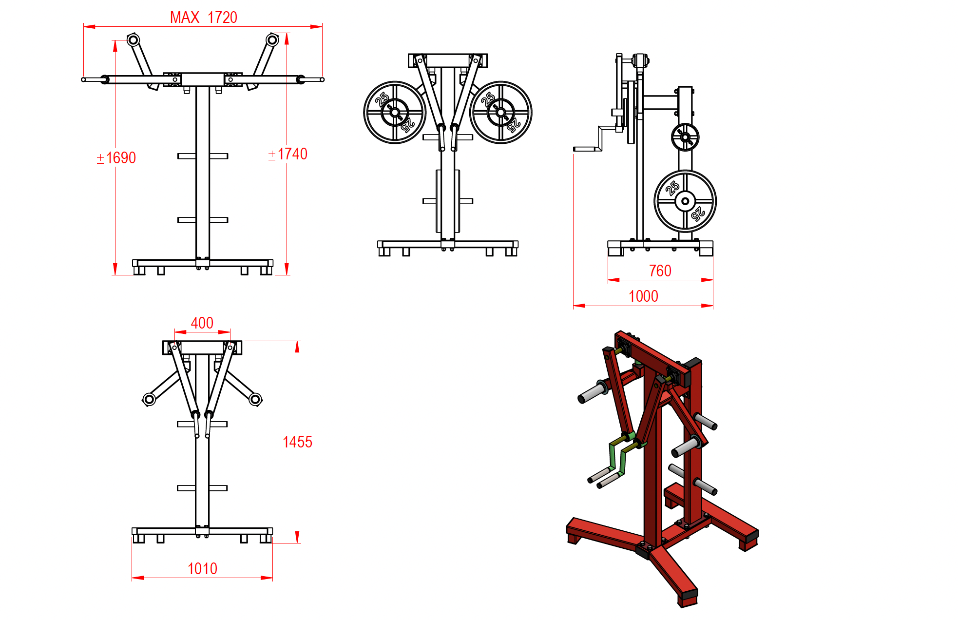 Lateral Shoulder Raise Machine (3PLX)