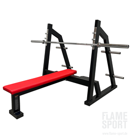 FLAME SPORT Olympic Flat Bench Press/ Drückbank (1A)
