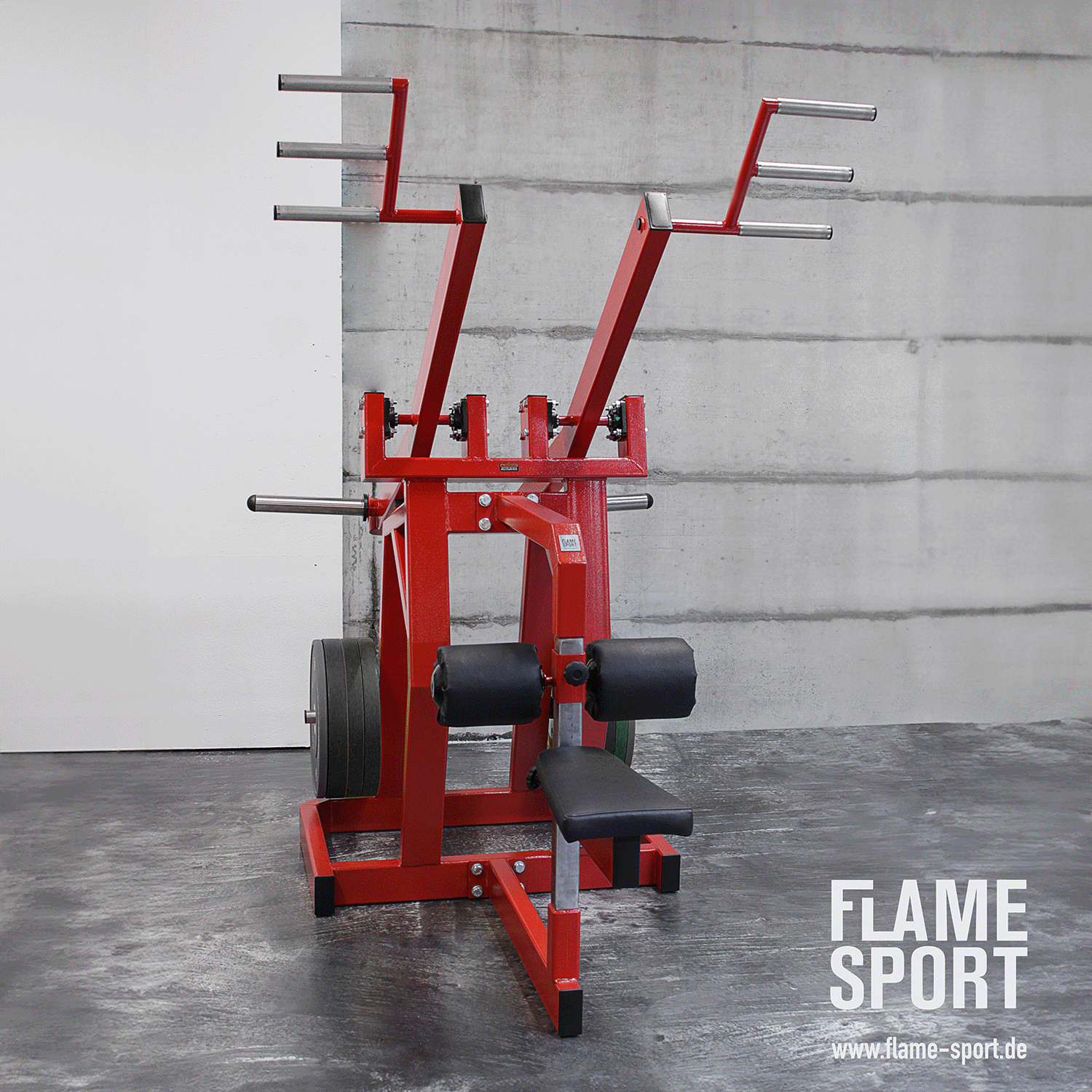 FLAME SPORT Lat Pulldown (8LX), Plate loaded