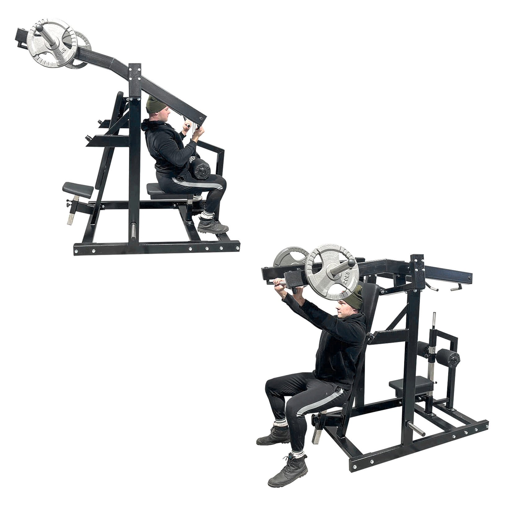 Chest press and Lat Pull Down Machine (6AXL) DUAL