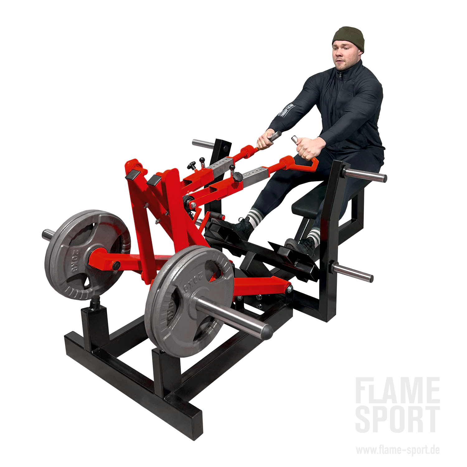 Row Machine (7LXY) DUAL - FLAME SPORT - Professional Gym Equipment