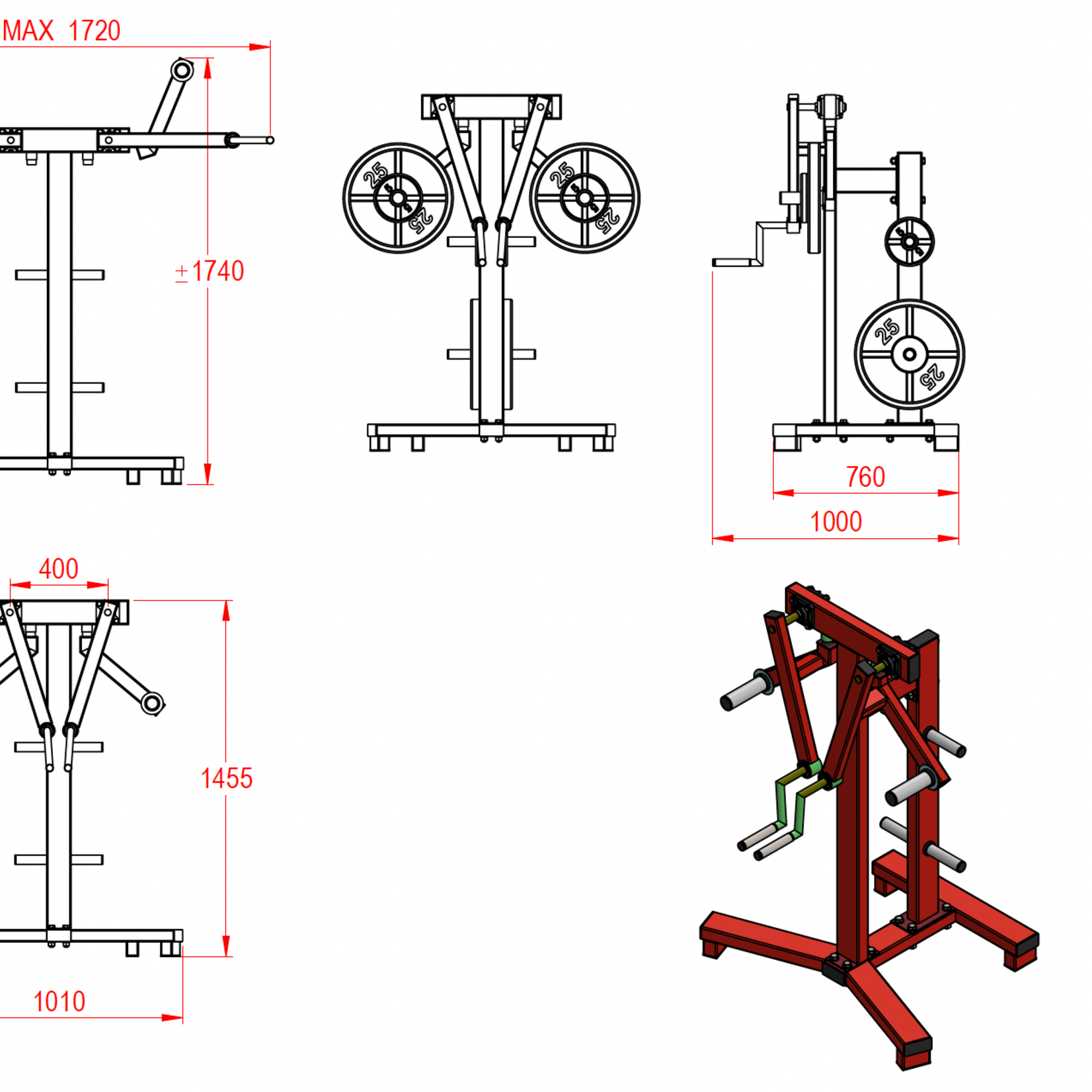 Lateral Shoulder Raise Machine (3PLX) - IN PRODUCTION