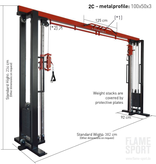 Gym Crossover / Cable Pulley Station (2C)