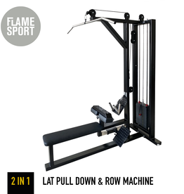 FLAME SPORT Seated Row and Lat Station (5M)