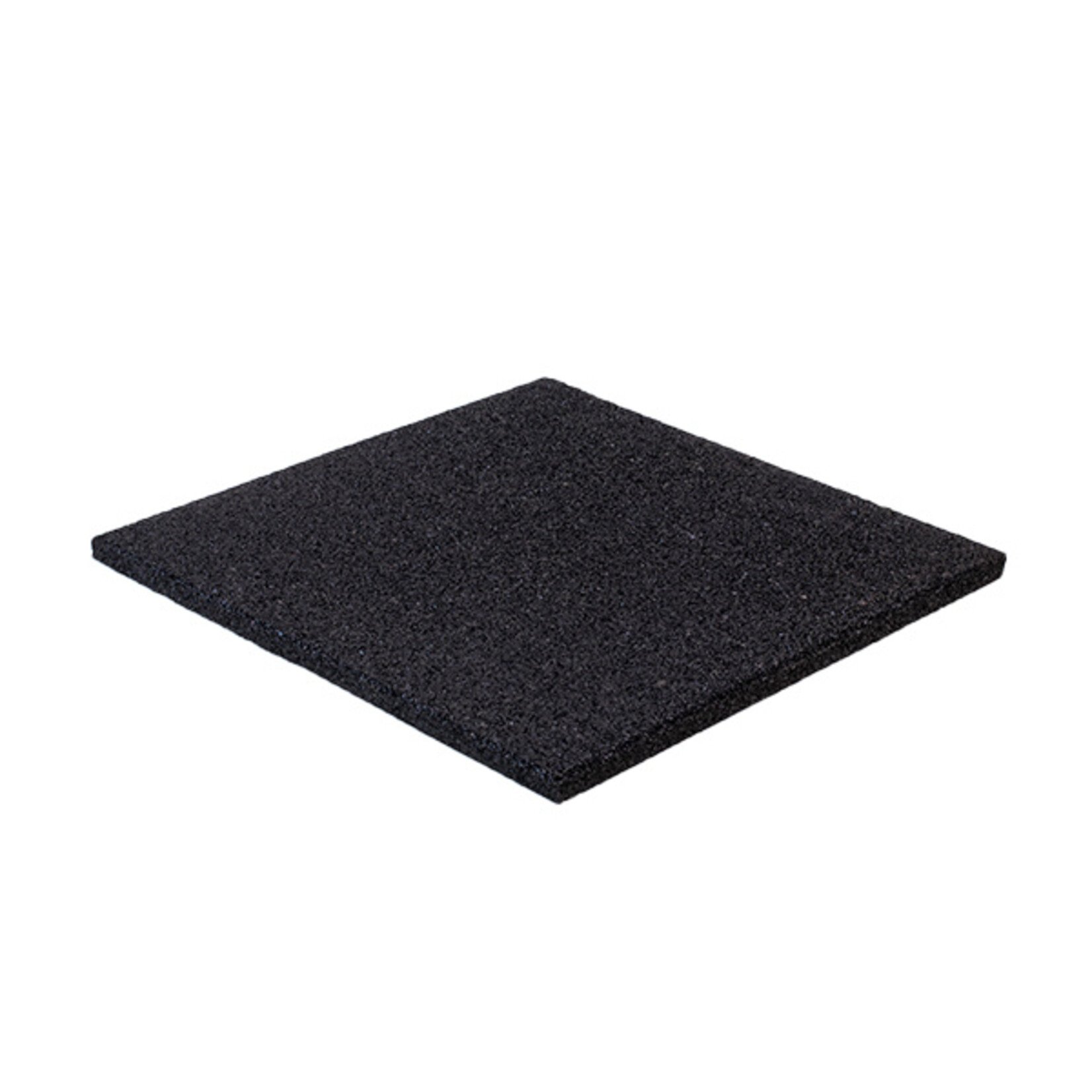 Gummi-Bodenplatten | Schwarz (1 m²)