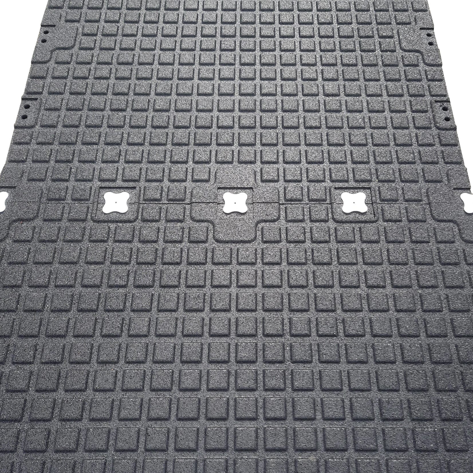 FLX BASE – Gym Flooring FLX BASE PREMIUM EPDM Dalles CONNECT | Noir-Blanc