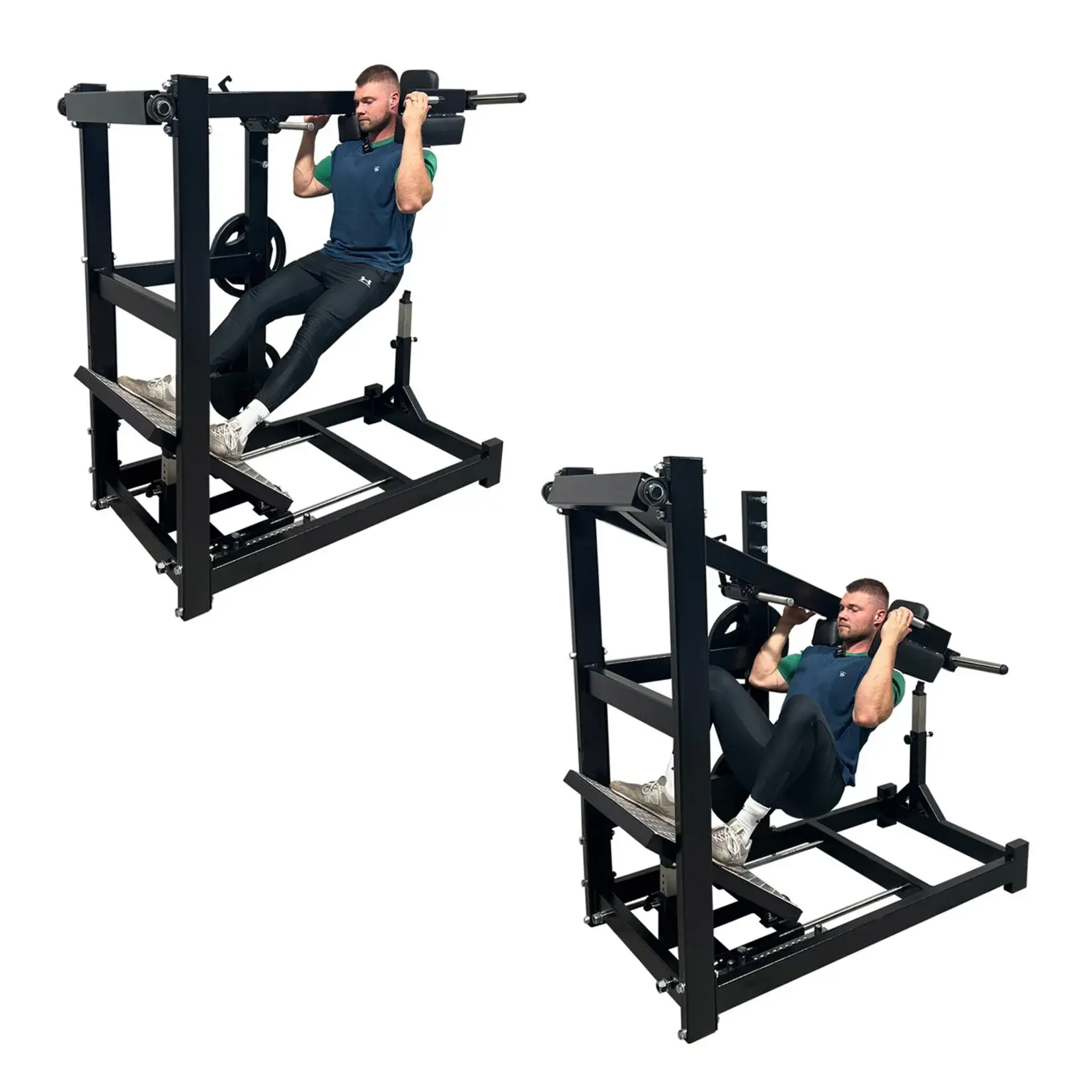 Pendulum squat (3RX) mit verstellbare Plattform