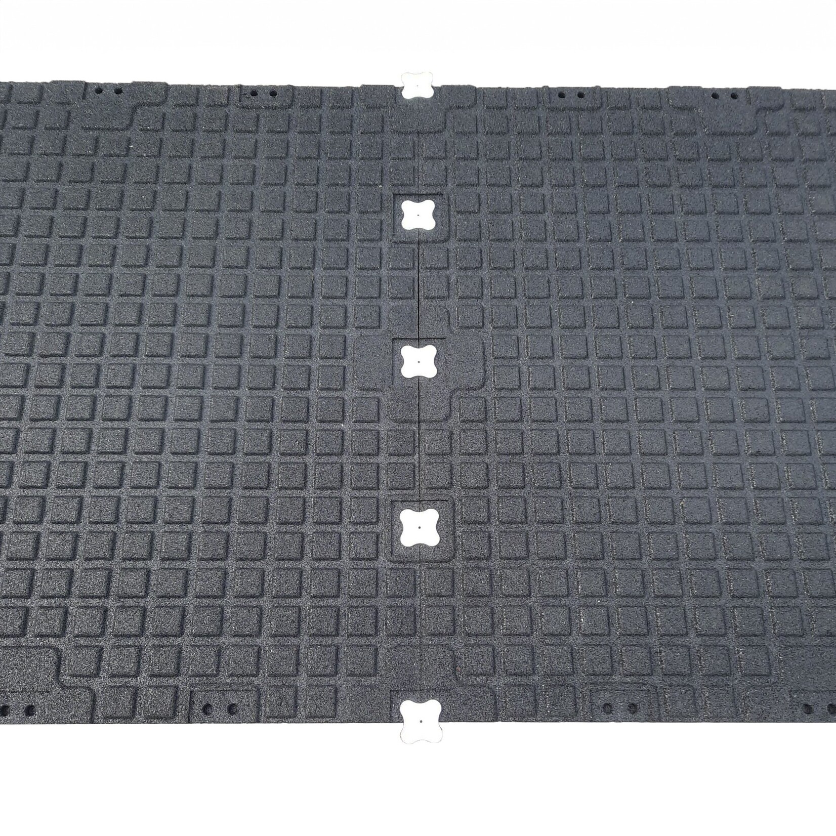 FLX BASE – Gym Flooring Gumová podlaha do fitness | S konektory | Zelená (1 m²) 100 x 100 cm