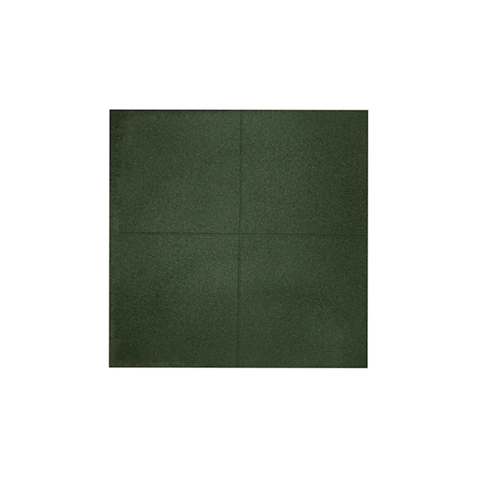 FLX BASE – Gym Flooring Rubber Gym Flooring | With Connectors | Green  (1 m²) 100 x 100 cm