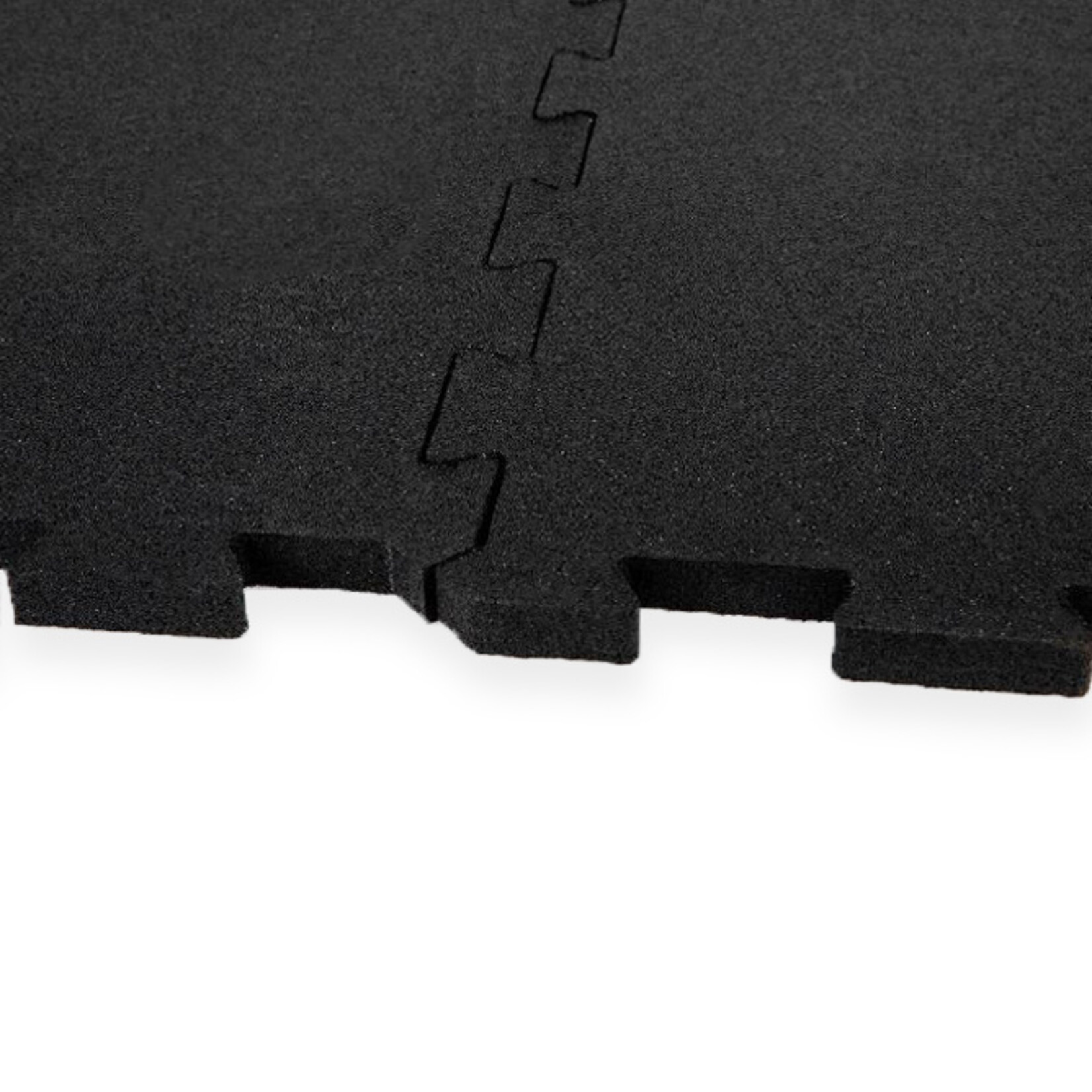 FLX BASE Gumové dlaždice Puzzle | Černá (1 m²)