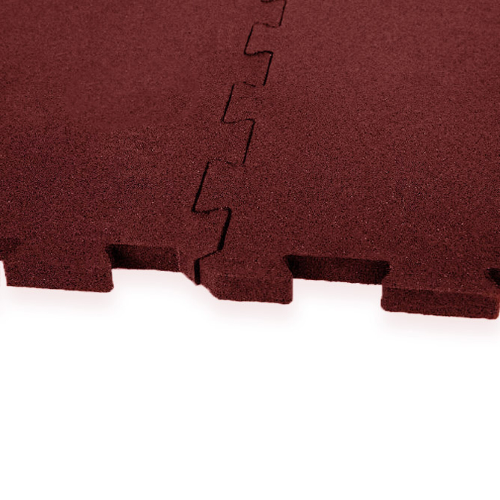 FLX BASE – Gym Flooring Płytki podłogowe Puzzle Rubber | Czerwony (1 m²)