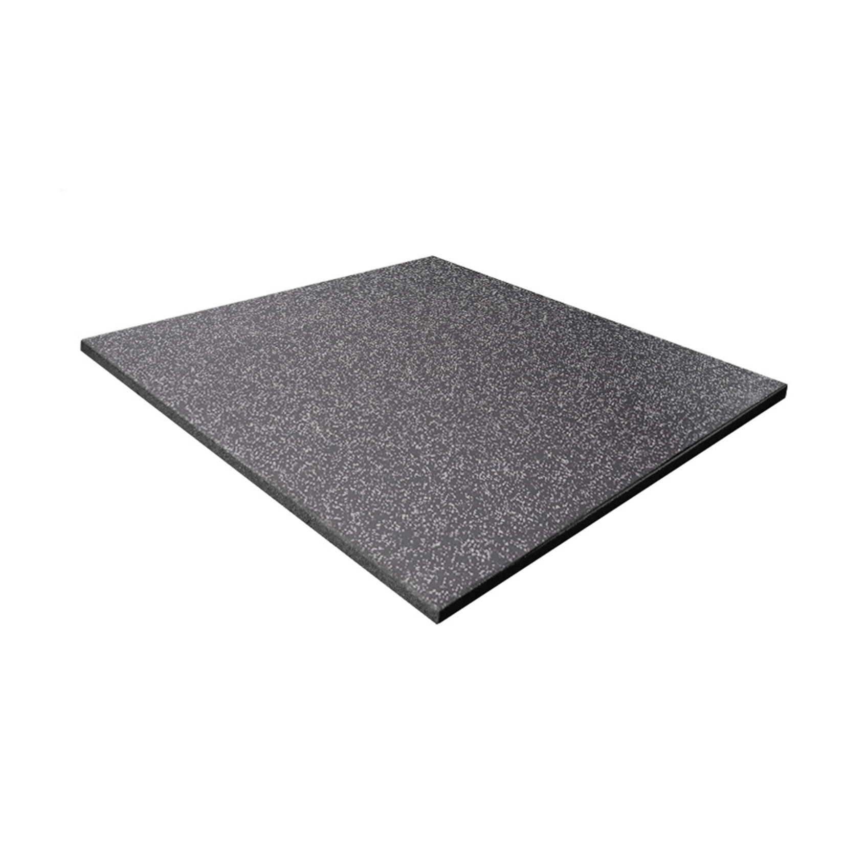 FLX BASE Premium Rubber Tiles with EPDM Coating | Black/Grey Speckled (1 m²)