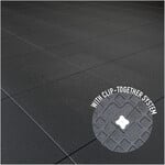 FLX BASE – Gym Flooring CONNECT Gummi-Bodenplatten | Schwarz - 20–30 mm