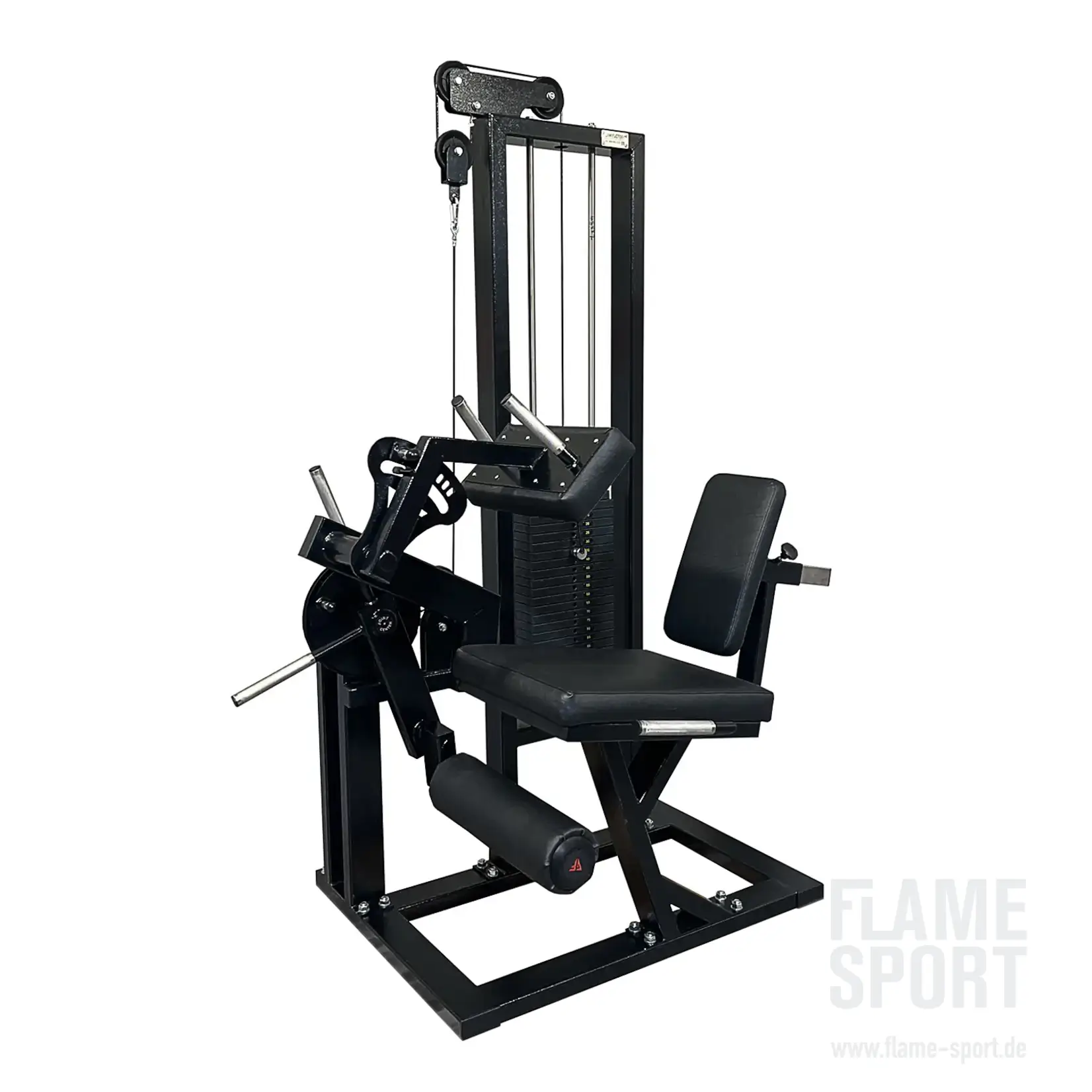 The 2-in-1 Leg Extension & Leg Curl Machine (8MXX2) FLAME SPORT 