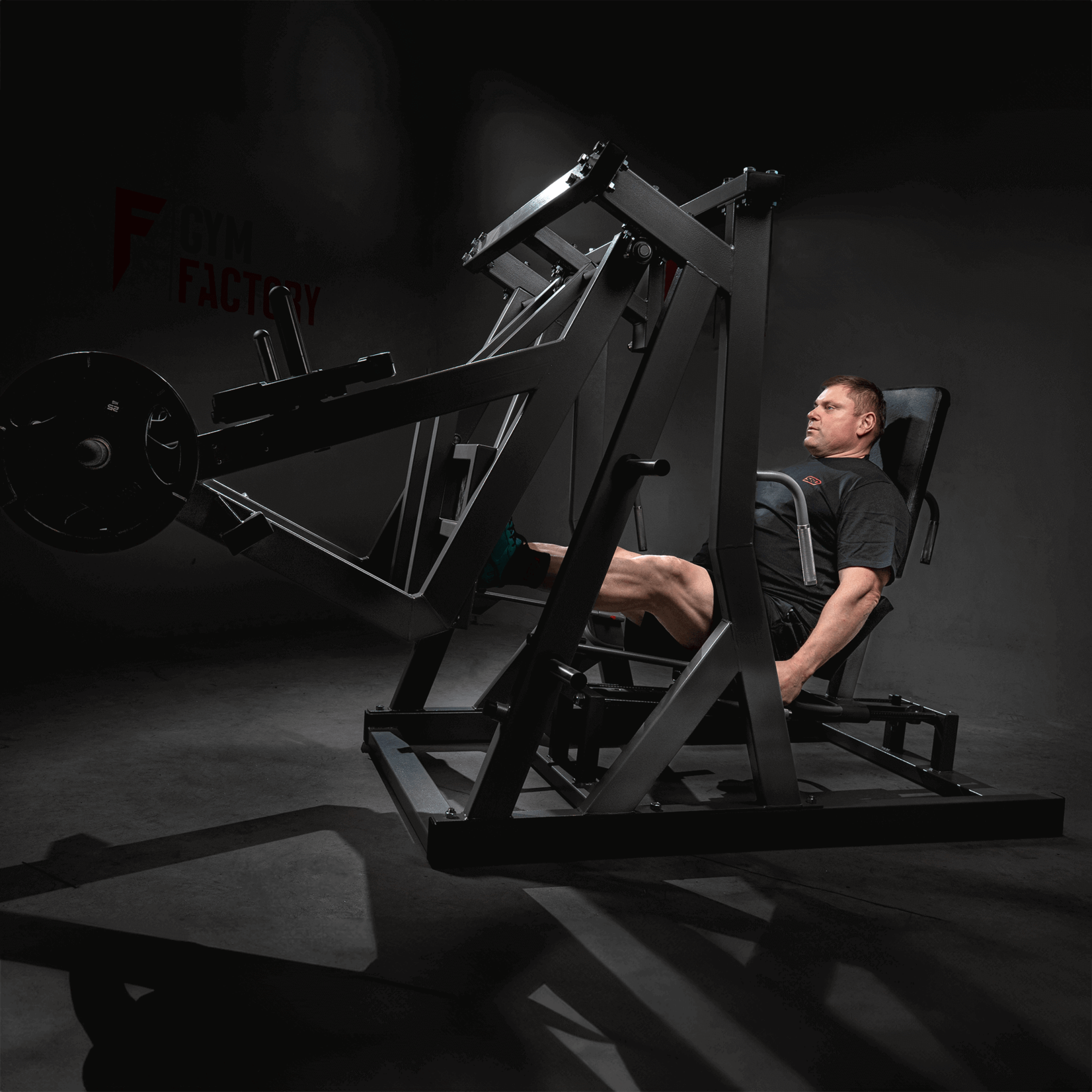 Seated Leg press (4D), horizontal