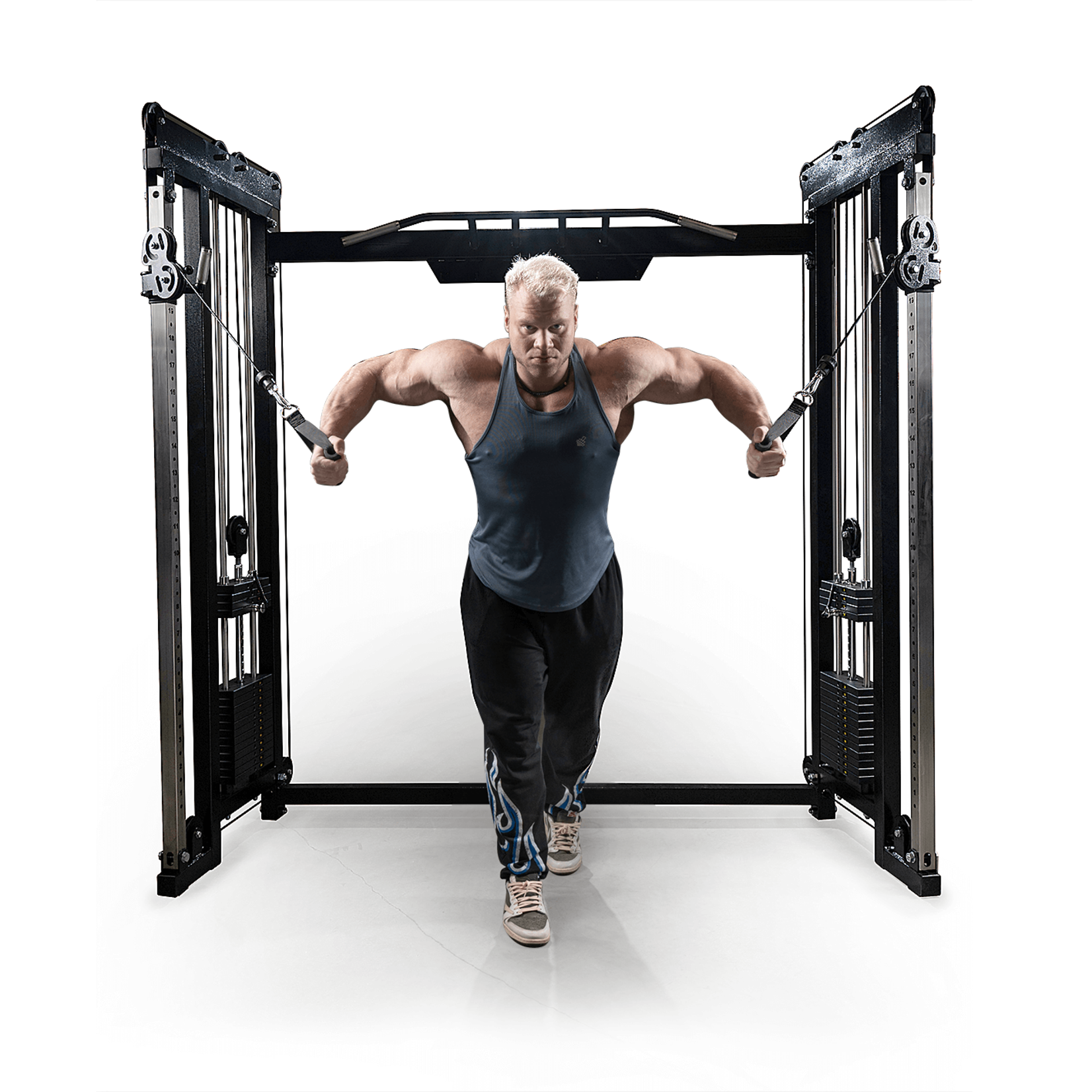 Kabelzugstation (2CX) mit verstellbaren Laufrollen