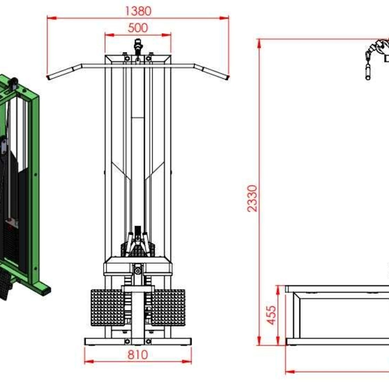 2-in-1: Seated Row and Lat Station (5M)