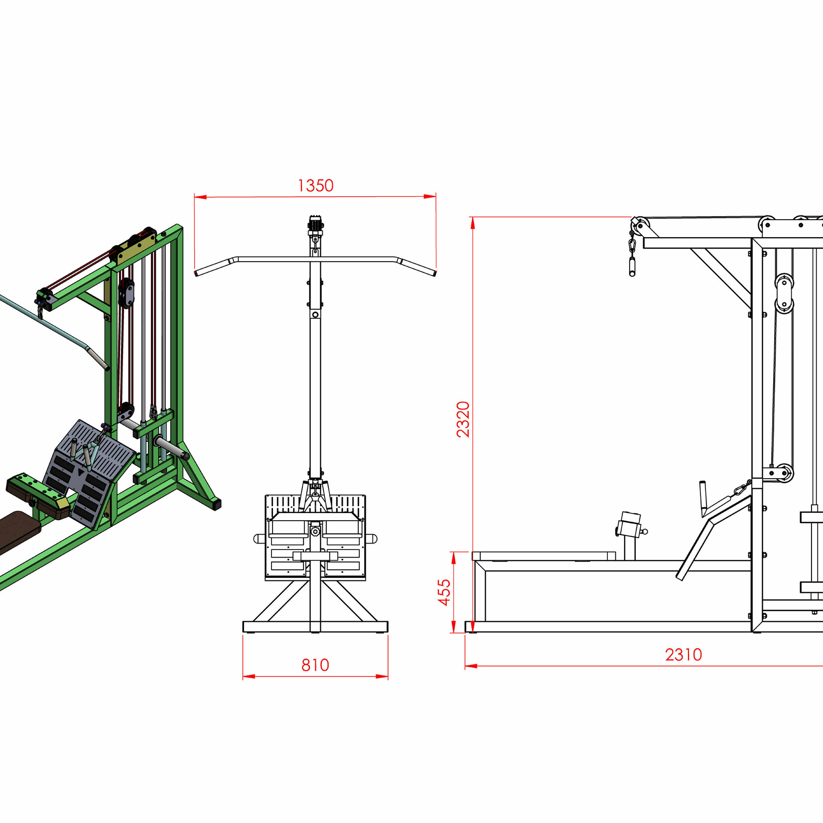 Seated Row and Lat Station (5MX)