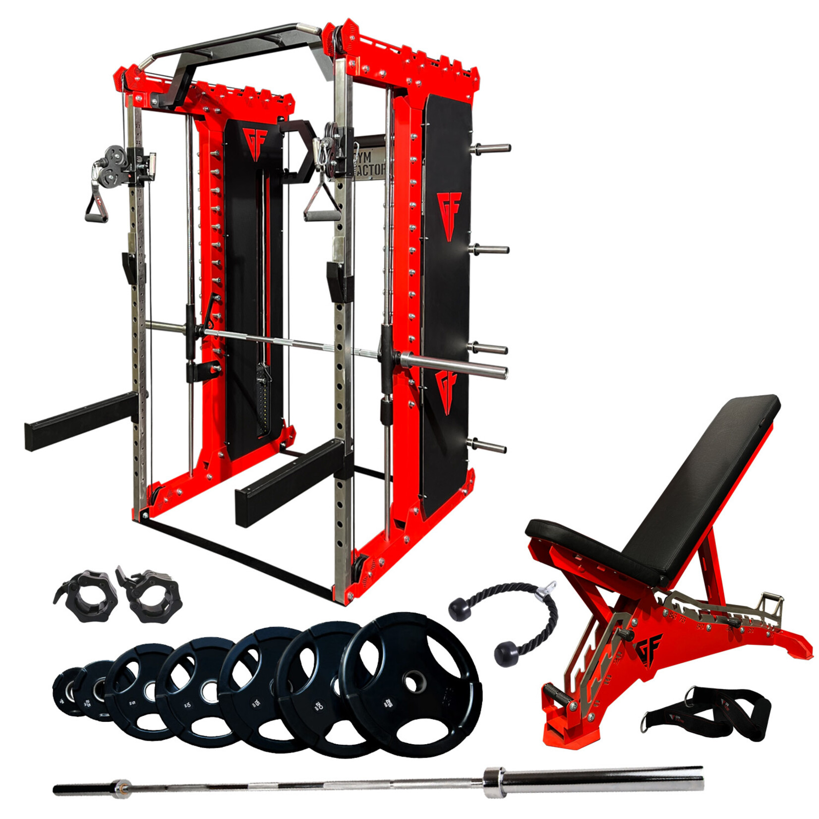 Ultimate Power Rack (11B): 3 in 1: Ultimate Power Rack 11B Komplettset