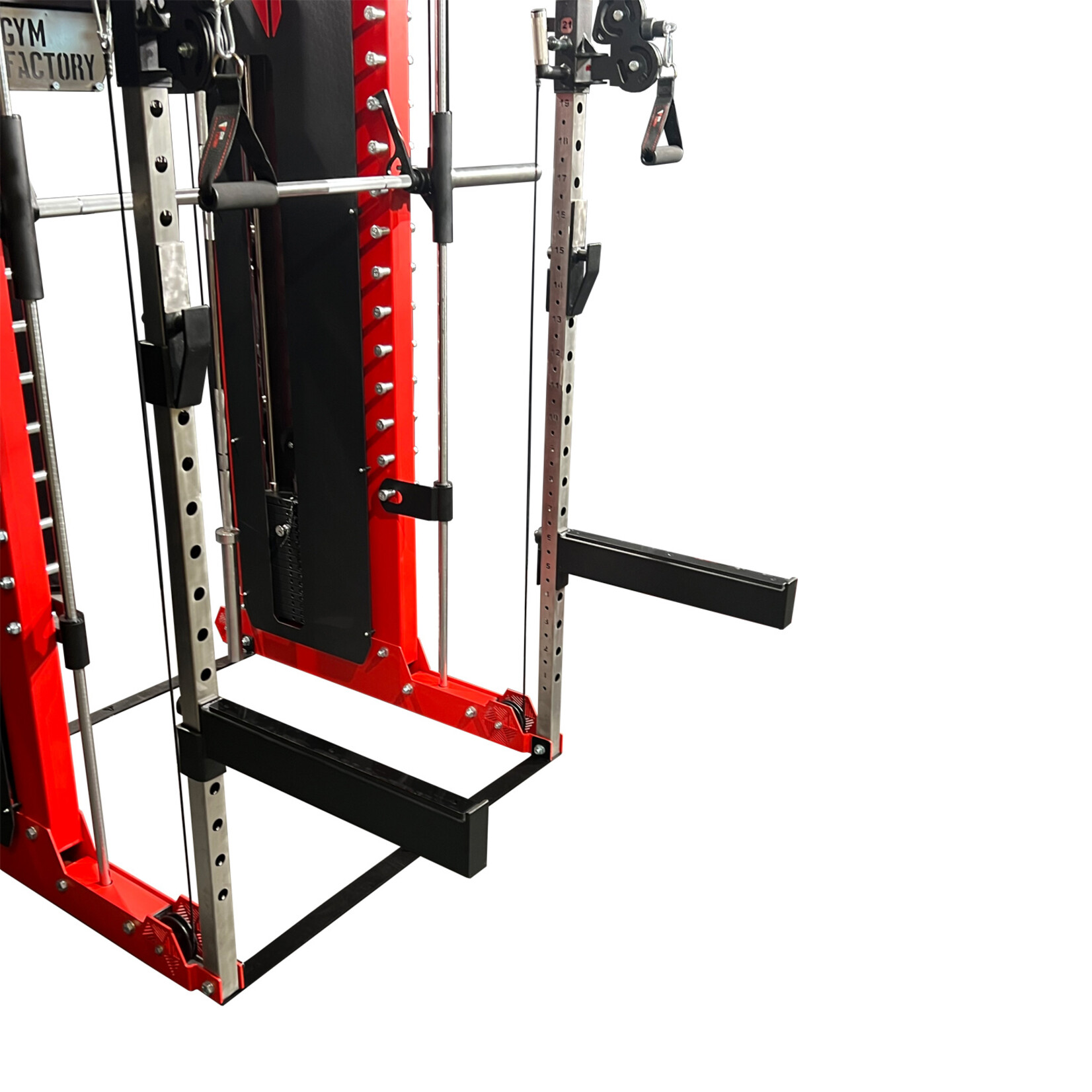 Ultimate Power Rack (11B): 3 in 1: Cable Crossover + Smith Machine + Half Rack
