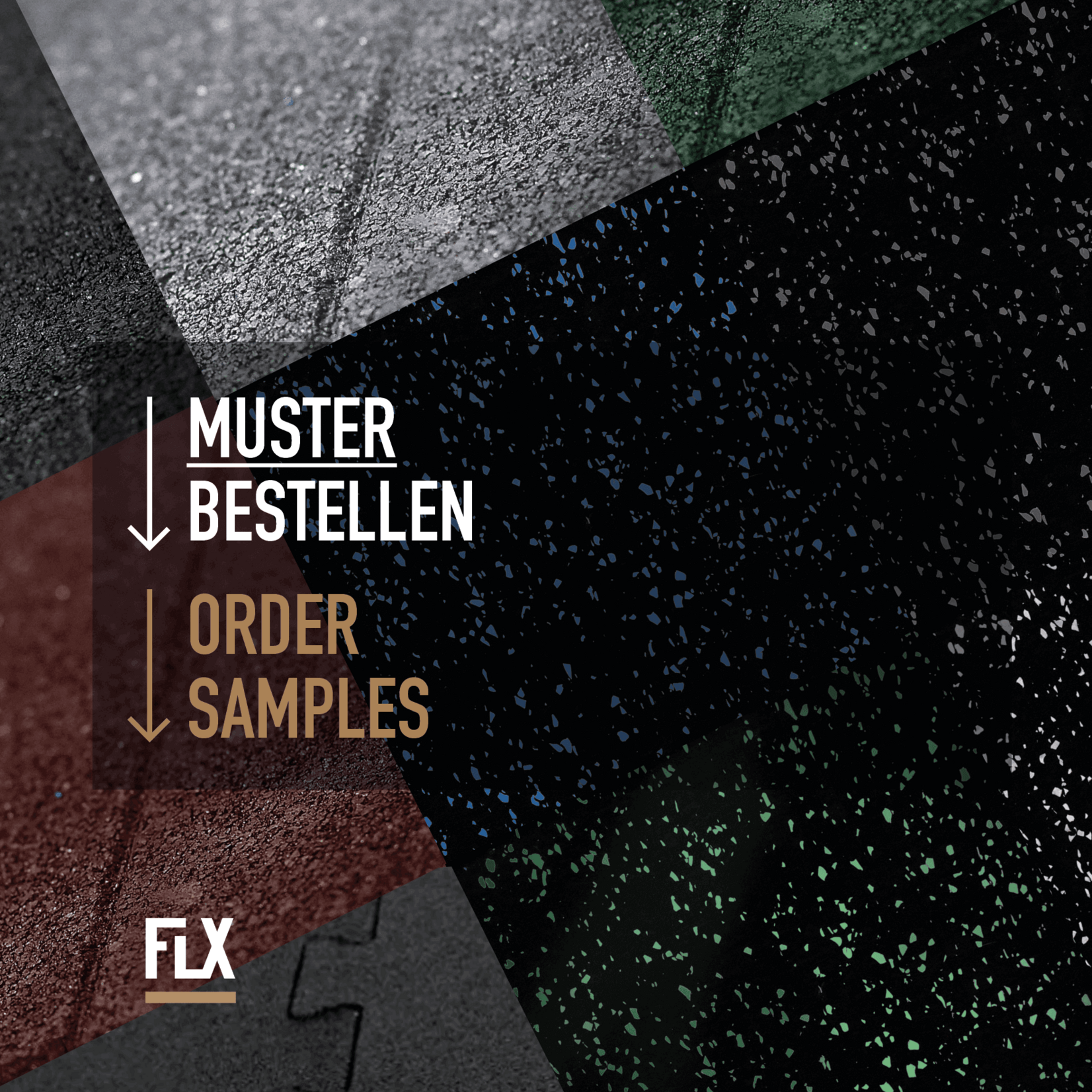 FLX BASE – Gym Flooring FLX BASE Musterbestellung