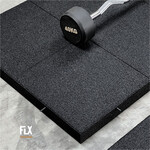 FLX BASE – Gym Flooring STANDARD Heavy Duty | Černá – 50–80 mm