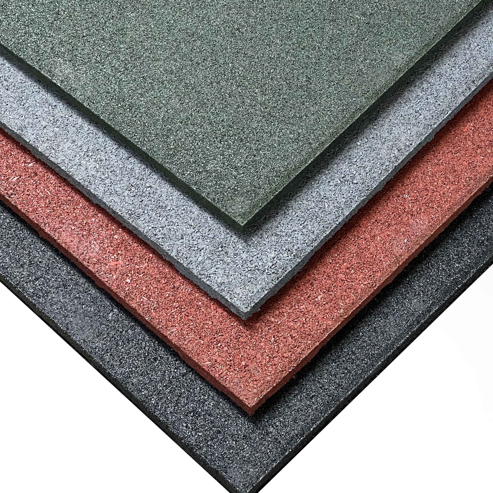FLX BASE – Gym Flooring FLX BASE STANDARD Rubber Floor Tiles | Red (1 m²) – Gym Flooring 20–40 mm