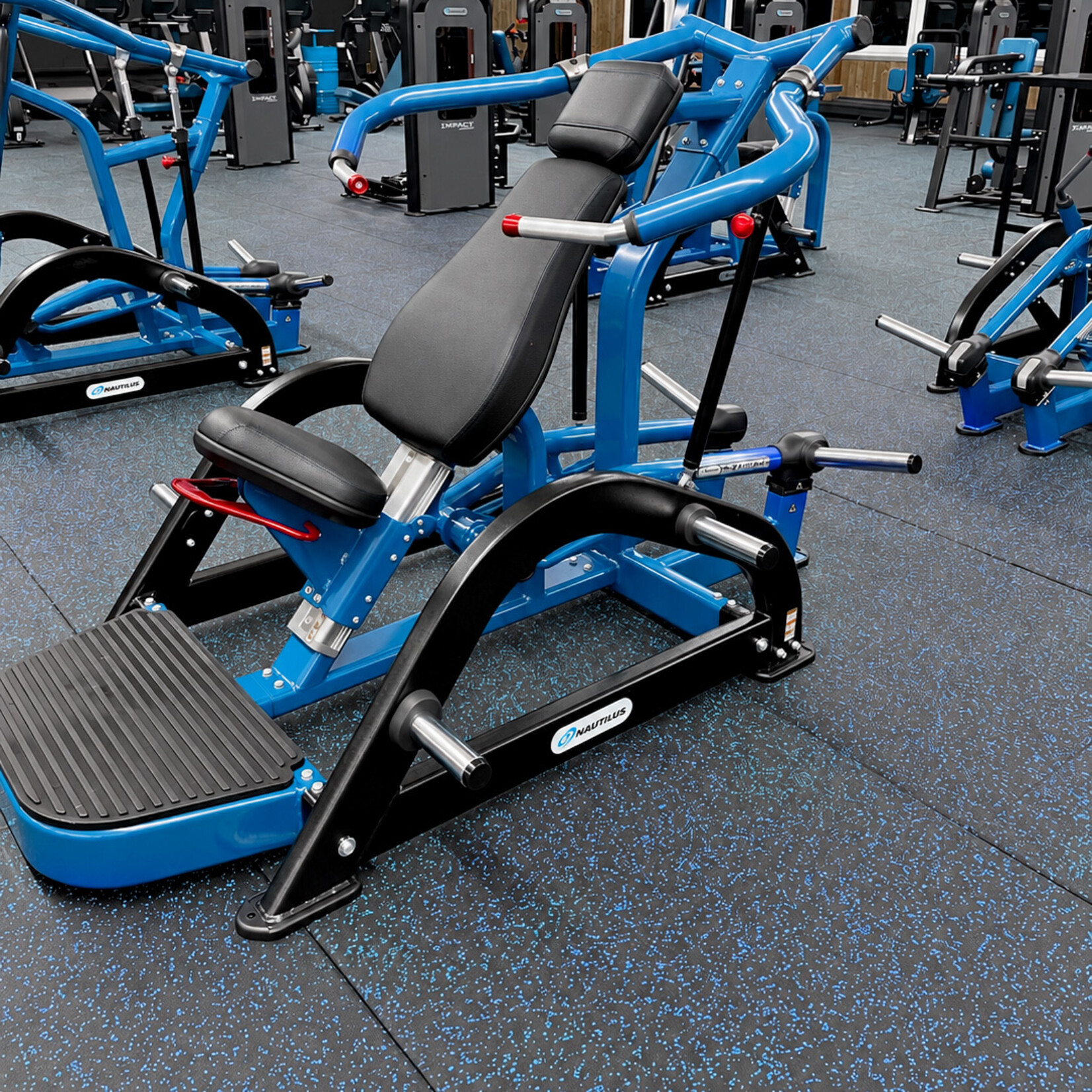 FLX BASE – Gym Flooring FLX BASE PREMIUM EPDM Bodenplatten CONNECT | | Schwarz-Blau