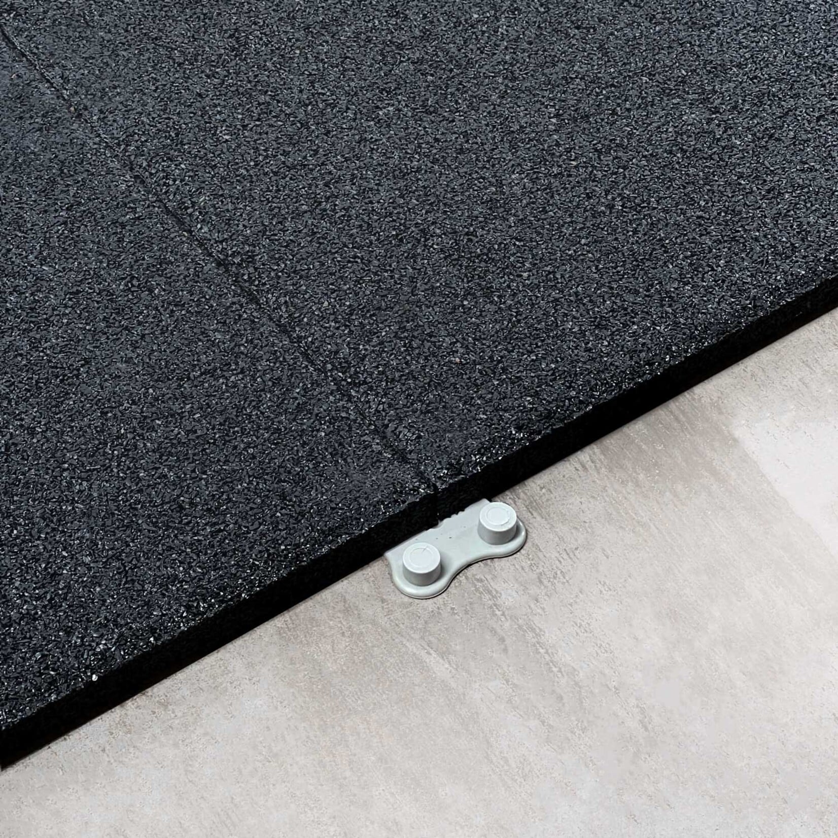 FLX BASE – Gym Flooring FLX BASE CONNECT Rubber Floor Tiles | Black - Gym Flooring 20–30 mm