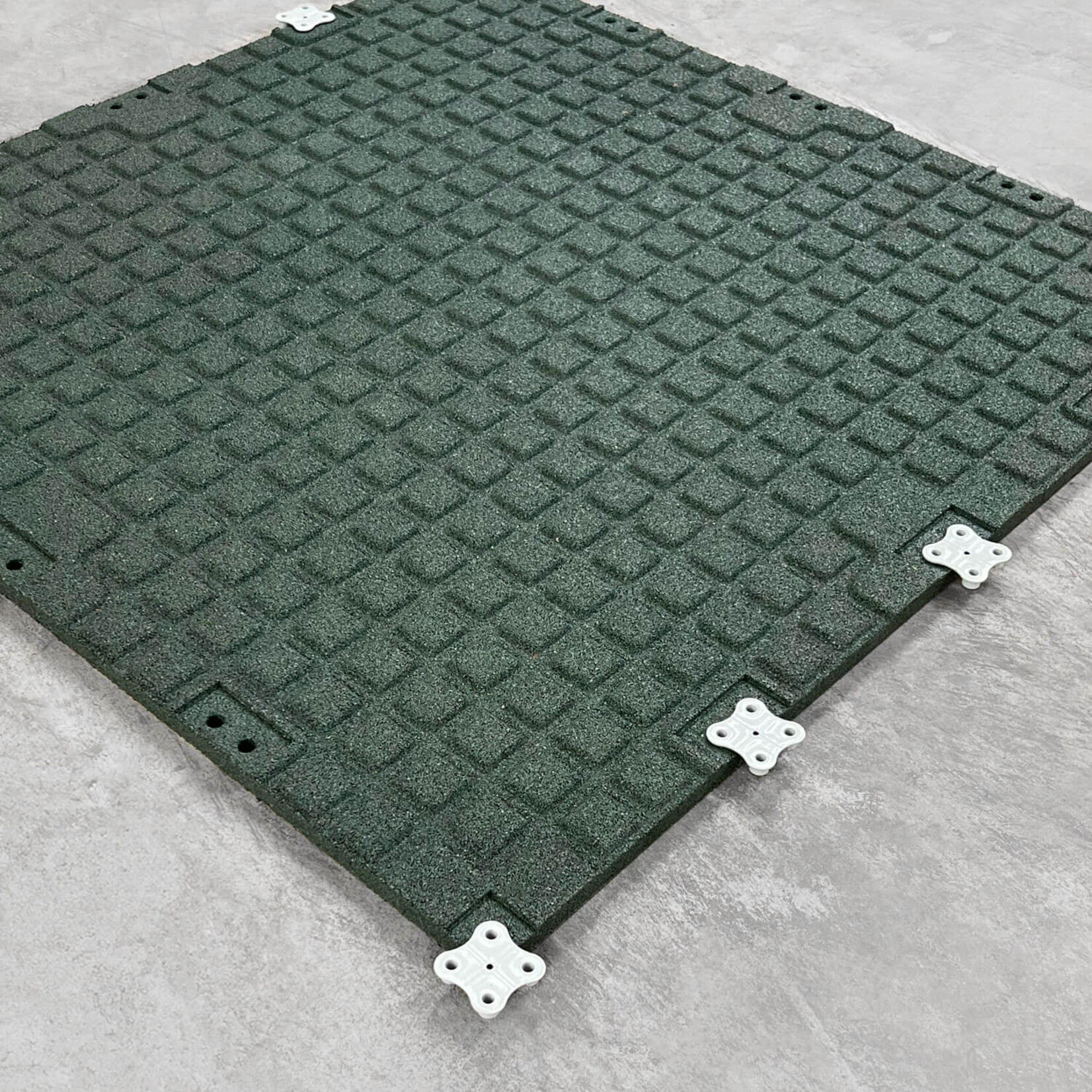 FLX BASE – Gym Flooring FLX BASE CONNECT Gummigulvfliser | Grøn - Fitnessgulv 20–30 mm