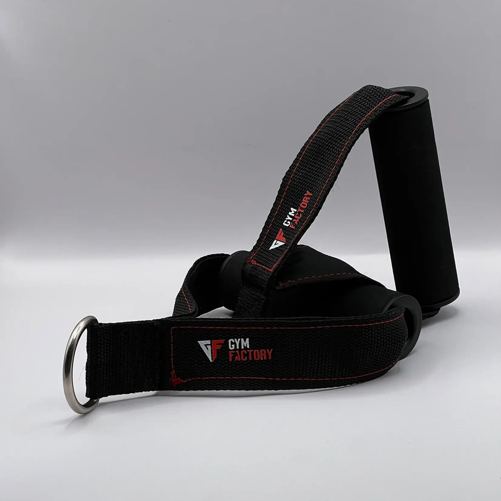 W8 Cable Handle with Padded Foam Grip and Durable Metal D-Ring
