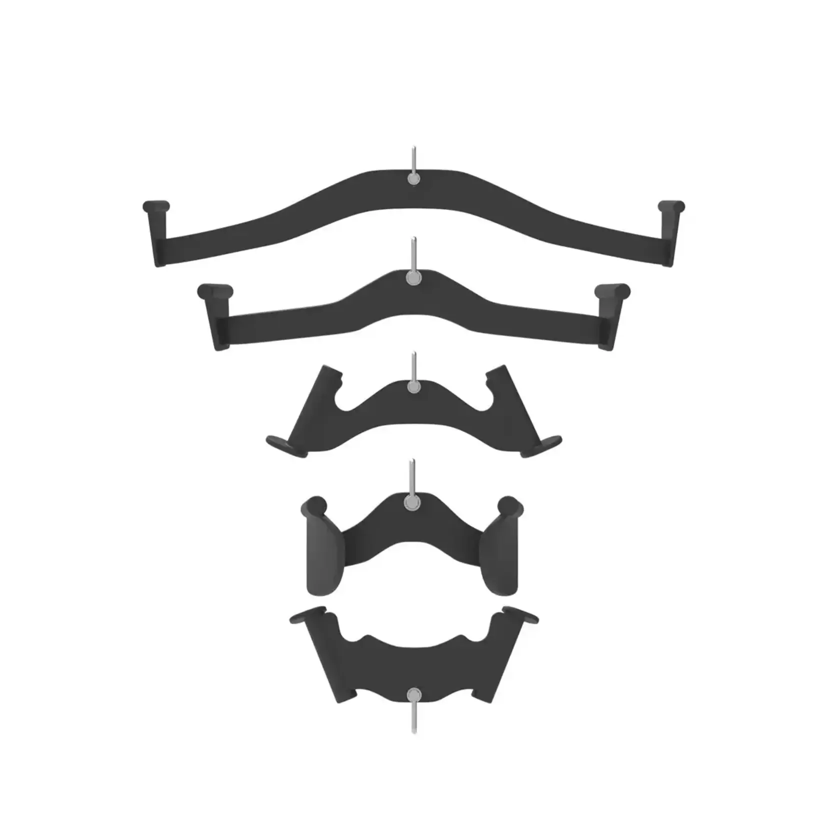 W10 Five-Piece Cable Handle Set for Back and Arm Training
