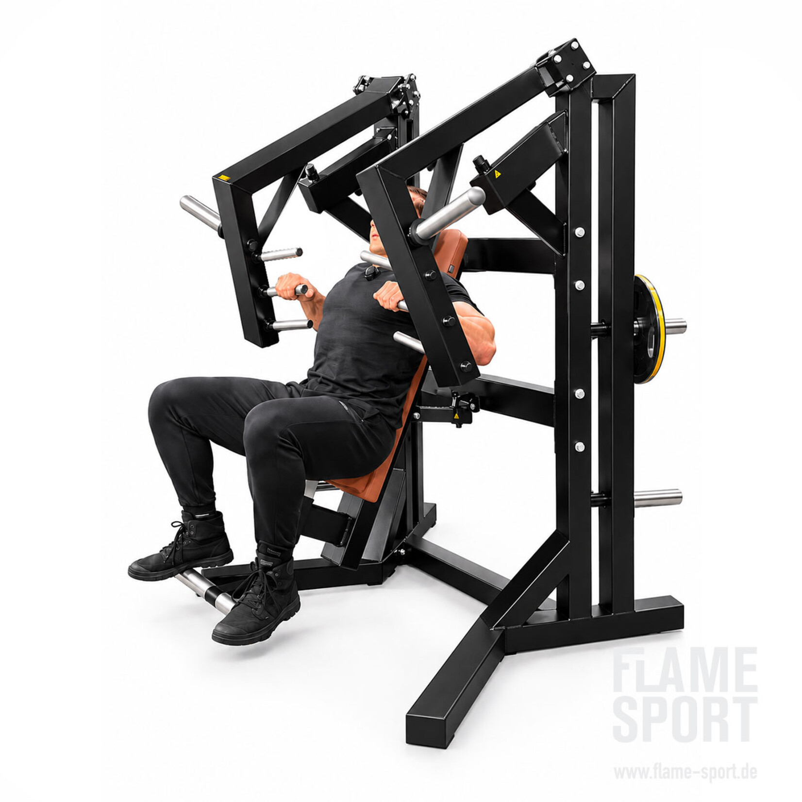 Chest Press Machine while sitting (6AXX2) DUAL with adjustable angle (Narrows)
