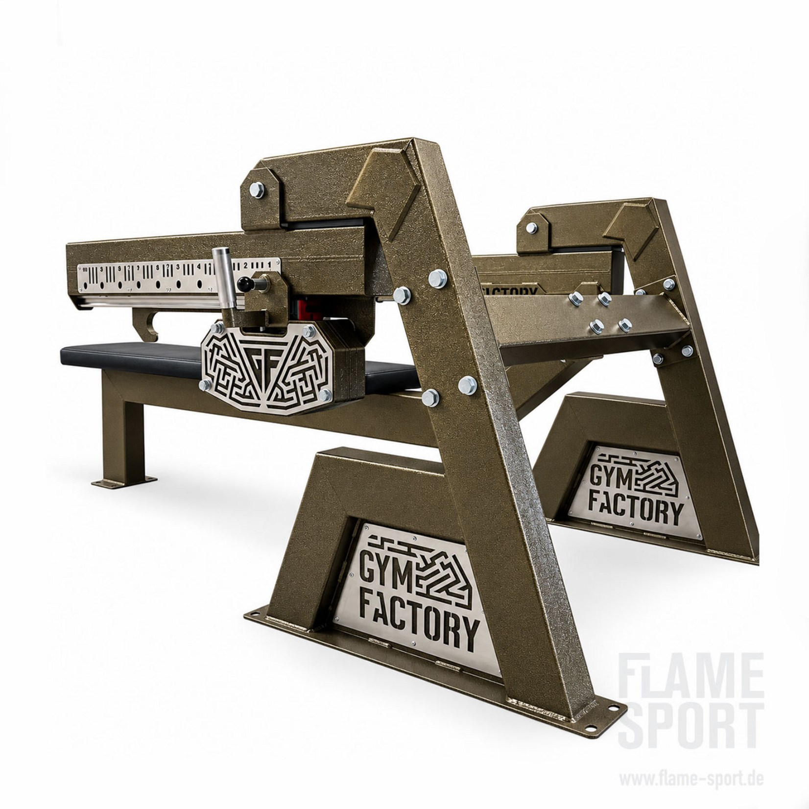 Brustpresse Indoor & Outdoor – mit integriertem Gewichtssystem