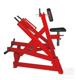 Seated Row Machine (7LX), Plate Loaded