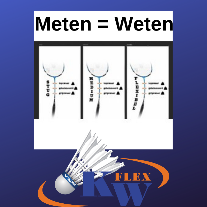 Badminton rackets Meten = Weten
