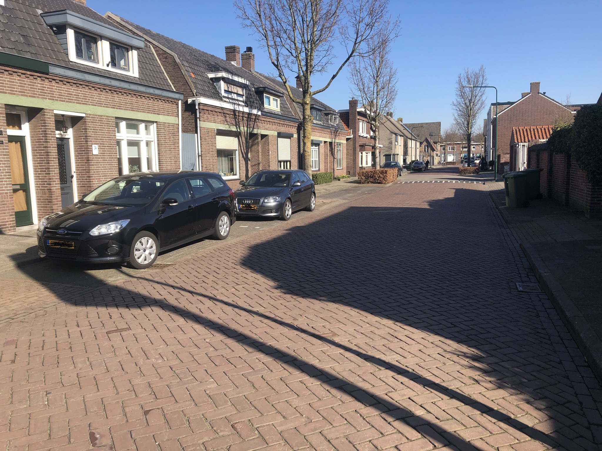 Parkeren straatzijde KW FLEX winkel