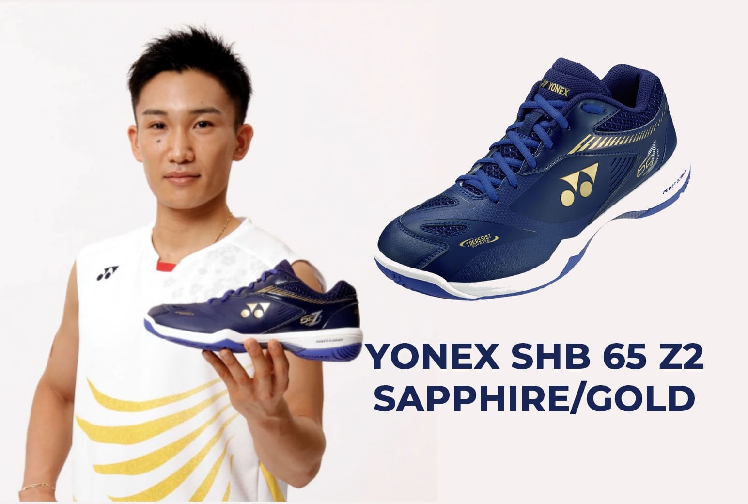 Kento momota yonex shb-65z 2 saphire navy
