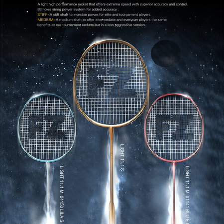 Badminton rackets