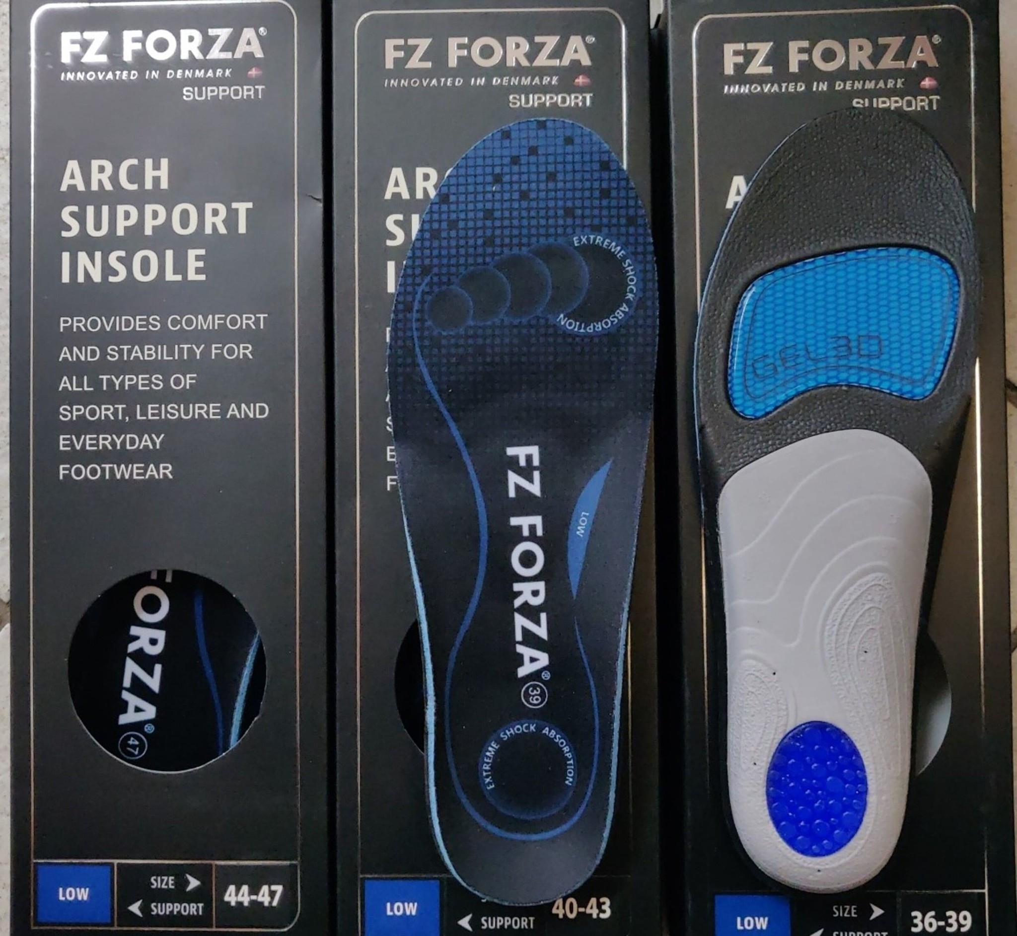 FZ Forza inlegzolen - Arch Support kopen? - KW racket speciaalzaak