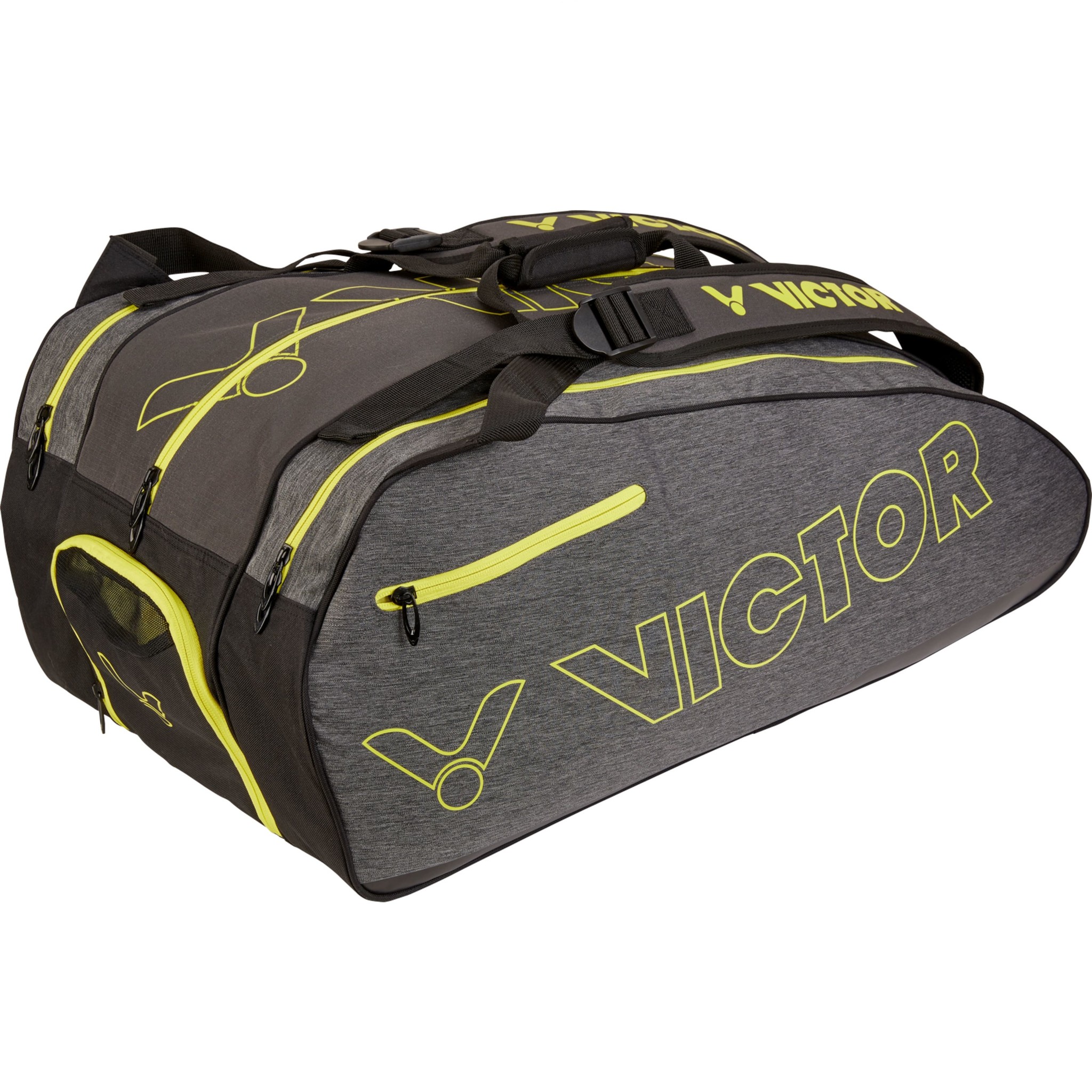 VICTOR 3 VAKS RACKETTAS 9030 GREY/PINK