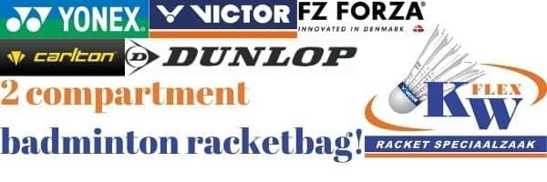 choose your 2 compartment badminton racketbag here!