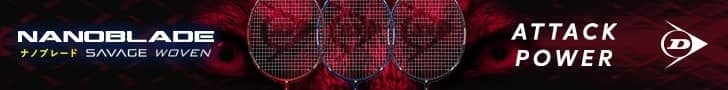 Dunlop Nanoblade badminton rackets