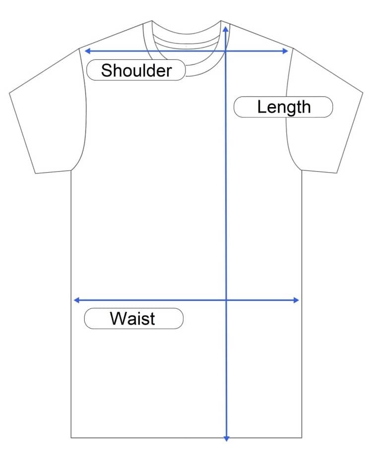 heren shirt maattabel